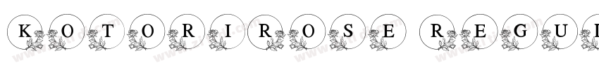 KotoriRose Regular字体转换